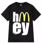画像1: Unisex big letter print  short-sleeved T-shirt  男女兼用 ユニセックス ビッグレタープリント 半袖Tシャツ  (1)