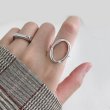 画像7: Unisex frame ring finger ring　フレームリング指輪 ゴールド シルバー2カラー (7)