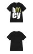 画像3: Unisex big letter print  short-sleeved T-shirt  男女兼用 ユニセックス ビッグレタープリント 半袖Tシャツ  (3)