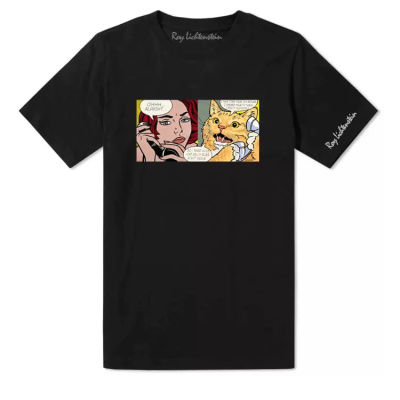 画像3: Men's Unisex Roy Lichtenstein  T-shirt  ユニセックス 男女兼用 ロイ・リキテンスタイン 半袖 Tシャツ  (3)