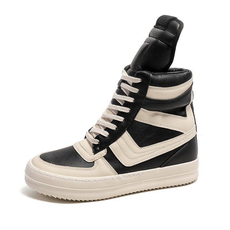 画像2: Men's High Cut Boots Sneakers Ramones high sneaker ハイカットブーツ レースアップ スニーカー シューズ (2)