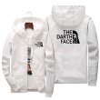 画像11: unisex THE DARTH FACE  contrast workwear hooded jacket jumper ユニセックス 男女兼用ダースフェイスフーディウインドブレーカージャケットスタジアムジャンパー スタジャン  ブルゾン (11)