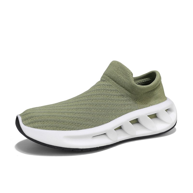 画像1: Unisex breathable mesh sports shoes shoes  ユニセックス男女兼用メッシュニット軽量スニーカー シューズ (1)