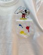 画像3: Unisex painter mickey mouse short-sleeved T-shirt  男女兼用 ユニセックス ペインターミッキーマウスミッキープリント 半袖Tシャツ  (3)