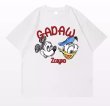 画像6: Mickey Mouse Mickey & Donald Duck printed round neck short sleeve T-shirt 　 ユニセックス男女兼用ミッキーマウスミッキー＆ドナルドダックプリント半袖 Tシャツ (6)