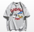 画像7: Mickey Mouse Mickey & Donald Duck printed round neck short sleeve T-shirt 　 ユニセックス男女兼用ミッキーマウスミッキー＆ドナルドダックプリント半袖 Tシャツ (7)