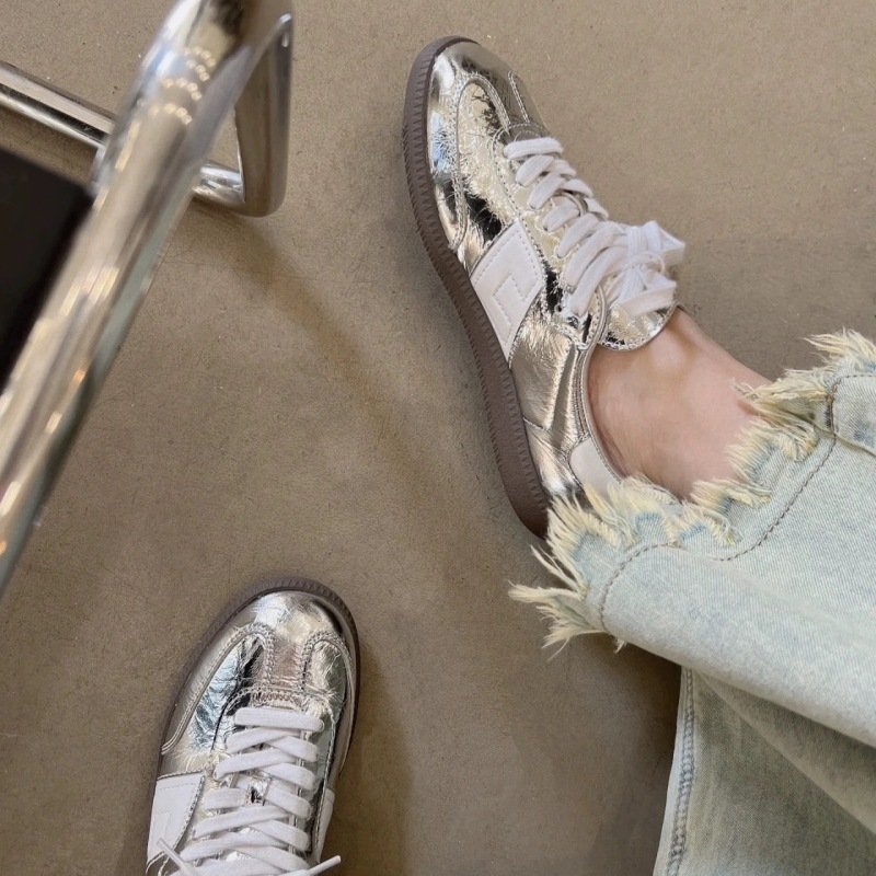 画像12: Low-cut simple leather lace-up sneakers shoes  ローカットシンプルレザースニーカーシューズ (12)