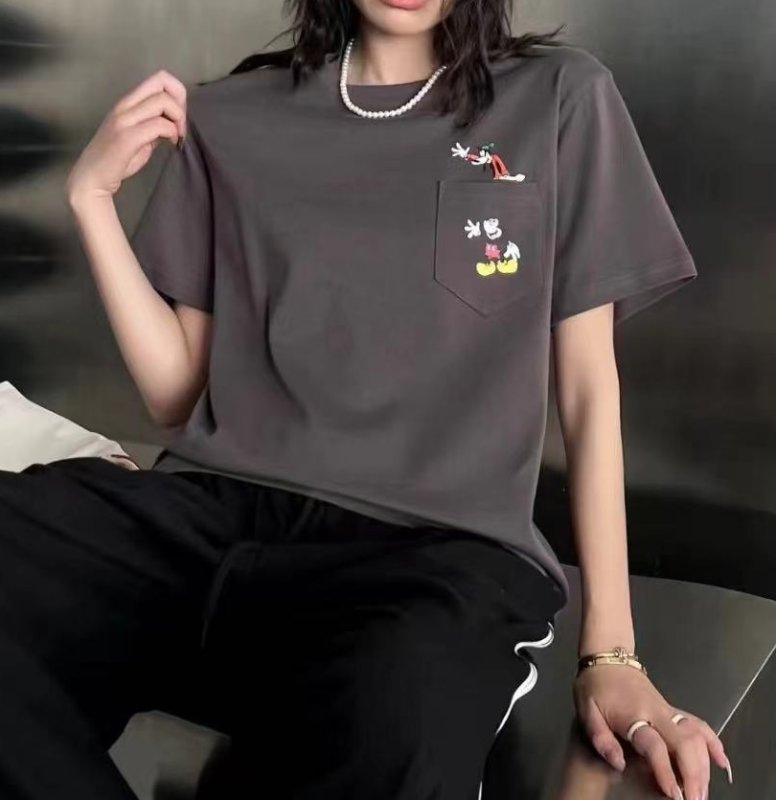 画像3: Unisex pocket mickey mouse & goofy T-shirt  男女兼用 ユニセックス ポケット ミッキーマウス ミッキー＆グーフィー  Tシャツ  (3)