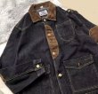 画像5: unisex denim workwear retro tough hunting jacket denim jacket G Jean  ユニセックス 男女兼用ワークハンティングデニムGジャンジャンパー MA-1 ボンバー ジャケット ブルゾン (5)