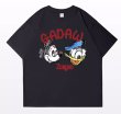 画像4: Mickey Mouse Mickey & Donald Duck printed round neck short sleeve T-shirt 　 ユニセックス男女兼用ミッキーマウスミッキー＆ドナルドダックプリント半袖 Tシャツ (4)