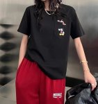 画像1: Unisex pocket mickey mouse & goofy T-shirt  男女兼用 ユニセックス ポケット ミッキーマウス ミッキー＆グーフィー  Tシャツ  (1)