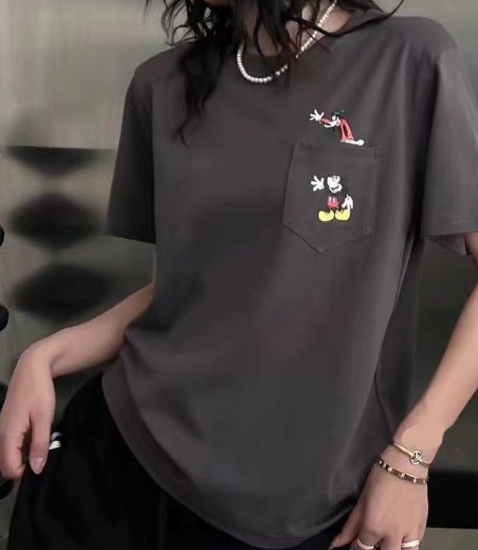 画像6: Unisex pocket mickey mouse & goofy T-shirt  男女兼用 ユニセックス ポケット ミッキーマウス ミッキー＆グーフィー  Tシャツ  (6)
