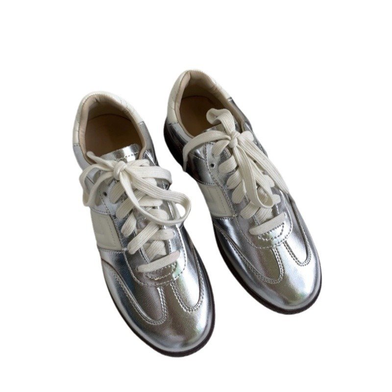 画像13: Low-cut simple leather lace-up sneakers shoes  ローカットシンプルレザースニーカーシューズ (13)