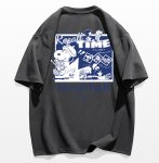 画像5: Snoopy & Family Print  round neck short sleeve T-shirt 　 ユニセックス男女兼用スヌーピー＆ファミリープリント半袖 Tシャツ (5)