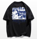 画像3: Snoopy & Family Print  round neck short sleeve T-shirt 　 ユニセックス男女兼用スヌーピー＆ファミリープリント半袖 Tシャツ (3)