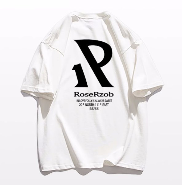 画像1: letter printed round neck short sleeve T-shirt 　 ユニセックス男女兼用レタープリント半袖 Tシャツ (1)