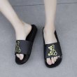 画像5:  Unisex half bear print Sandals  Slippers  ユニセックス 男女兼用ハーフベアサンダル シャワーサンダル ビーチサンダル フリップフロップ　 (5)