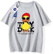 画像1: bad donald duck t-shirt round neck short sleeve T-shirt 　 ユニセックス男女兼用バッドドナルドダック半袖 Tシャツ (1)