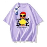 画像8: bad donald duck t-shirt round neck short sleeve T-shirt 　 ユニセックス男女兼用バッドドナルドダック半袖 Tシャツ (8)