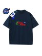 画像6: NASA MATE logo simple t-shirt round neck short sleeve T-shirt 　 ユニセックス男女兼用NASAナサメイトシンプルレターロゴ半袖 Tシャツ (6)