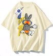 画像5: Damier checkered pattern rabbit round neck short sleeve T-shirt 　 ユニセックス男女兼用ダミエラビット半袖 Tシャツ (5)