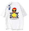 画像2: bad donald duck t-shirt round neck short sleeve T-shirt 　 ユニセックス男女兼用バッドドナルドダック半袖 Tシャツ (2)