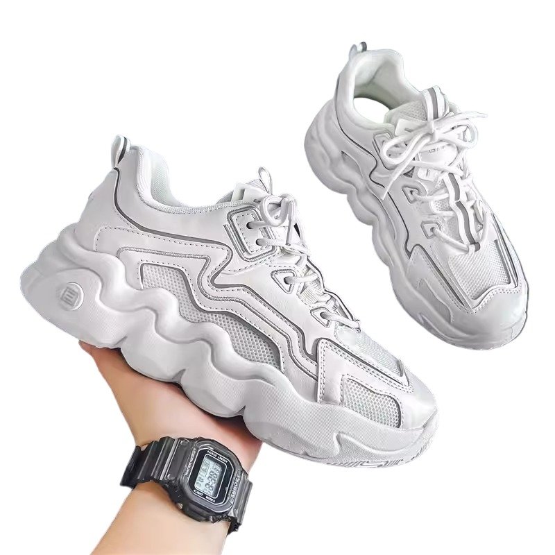 24 Unisex High Sole Elevated Sneaker Shoes ユニセックス 厚底