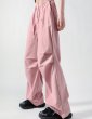 画像4: high-waisted parachute pants cargo pants   ハイウエストパラシュートパンツ カーゴ パンツ  (4)