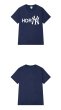 画像4: letter printed  round neck short sleeve T-shirt 　 ユニセックス男女兼用NYロゴラウンドネック半袖 Tシャツ (4)