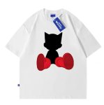 画像1: WASSUP Astro Boy Silhouette round neck short sleeve T-shirt 　 ユニセックス男女兼用アストロボーイシルエットラウンドネック半袖 Tシャツ (1)