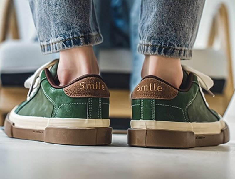 画像7:  Unisex Maillard lace up sneakers  Shoes ユニセックス レザースエード調レースアップスニーカー シューズ サイズ39~44 (7)