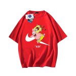 画像6: New AIR Logo Broken Swoosh Sponge Bob & Patrick print Tee T-shirt　ユニセックス 男女兼用 スポンジボブ＆パトリック ブロークンスウォッシュ プリント Tシャツ (6)