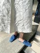 画像12: Women’s Denim distressed boat witch  scoop shoes Half Slippers flat pumps shoes 　デニムダメージフラットハーフパンプスサンダルミュールシューズ (12)