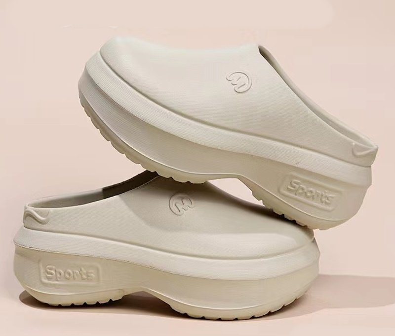 画像5:  Unisex  Form Sport Half Drag Hole Shoes Sandals Slippers  ユニセックス 男女兼用厚底プラットフォームハーフドラッグホールサンダル シャワーサンダル ビーチサンダル スニーカー　 (5)