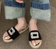 画像6: Rhinestone Fisherman espadrilles sandals slippers　ラインストーン付きエスパドリーユフラットサンダルスリッパ (6)