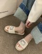 画像7: Rhinestone Fisherman espadrilles sandals slippers　ラインストーン付きエスパドリーユフラットサンダルスリッパ (7)