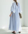 画像6: Dopamine French Dress Pure Cotton Loose Puff Sleeve maxi long dress 　 パフスリーブフレンチエスニックマキシロング ドレス ワンピース  (6)