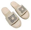 画像5: Rhinestone Fisherman espadrilles sandals slippers　ラインストーン付きエスパドリーユフラットサンダルスリッパ (5)