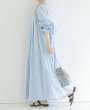 画像3: Dopamine French Dress Pure Cotton Loose Puff Sleeve maxi long dress 　 パフスリーブフレンチエスニックマキシロング ドレス ワンピース  (3)