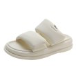 画像3: Velcro bread flip-flops casual cake sandals slippers　ユニセックス厚底ベルクロスポンジケーキダウンサンダルスリッパ (3)