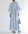 画像10: Dopamine French Dress Pure Cotton Loose Puff Sleeve maxi long dress 　 パフスリーブフレンチエスニックマキシロング ドレス ワンピース  (10)