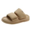 画像2: Velcro bread flip-flops casual cake sandals slippers　ユニセックス厚底ベルクロスポンジケーキダウンサンダルスリッパ (2)