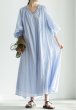 画像9: Dopamine French Dress Pure Cotton Loose Puff Sleeve maxi long dress 　 パフスリーブフレンチエスニックマキシロング ドレス ワンピース  (9)