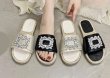 画像8: Rhinestone Fisherman espadrilles sandals slippers　ラインストーン付きエスパドリーユフラットサンダルスリッパ (8)