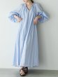 画像8: Dopamine French Dress Pure Cotton Loose Puff Sleeve maxi long dress 　 パフスリーブフレンチエスニックマキシロング ドレス ワンピース  (8)