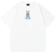 画像1: LIFE WORK&Bulldog round neck short sleeve T-shirt 　 ユニセックス男女兼用LIFE WORKブルドッグラウンドネック半袖 Tシャツ (1)