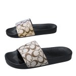 画像2: 24 G mark Signature Monogram Flat Sandals Slide Slipper ユニセックス男女兼用 Gマーク　シグネチャー　モノグラム　デザイン フリップフロップサンダルシャワーサンダル ビーチサンダル　 (2)