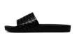 画像2: 24 Black Intrecciato Flat Sandals Slide Slipper ユニセックス男女兼用 ブラック　イントレチャート　デザイン フリップフロップサンダルシャワーサンダル ビーチサンダル　 (2)