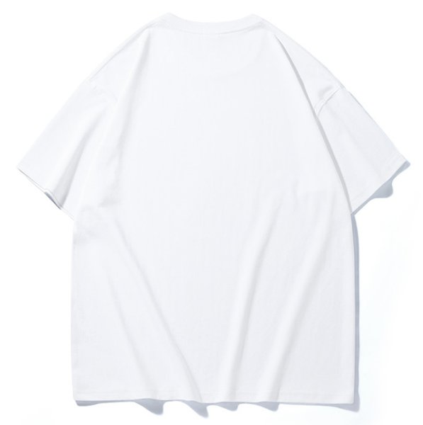 画像3: hip hop bulldog round neck short sleeve T-shirt 　 ユニセックス男女兼用ヒップホップブルドッグラウンドネック半袖 Tシャツ (3)