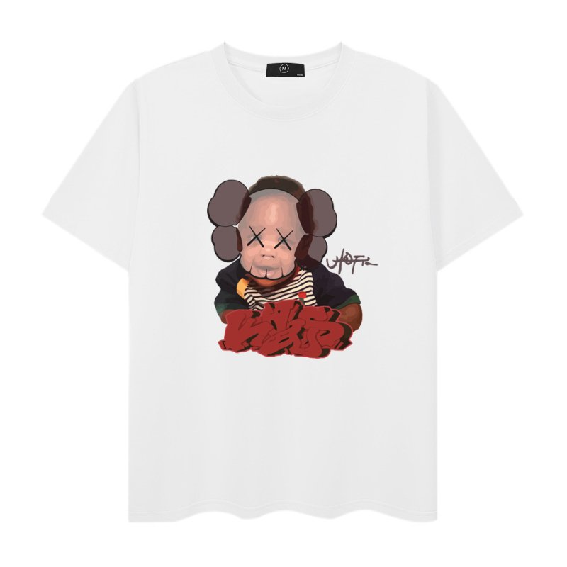 画像5: Travis Scott UTOPIA X KAWS TEE round neck short sleeve T-shirt   ユニセックス男女兼用カウズkawsプリントラウンドネック半袖 Tシャツ (5)